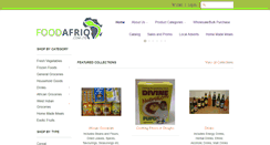 Desktop Screenshot of foodafriq.com
