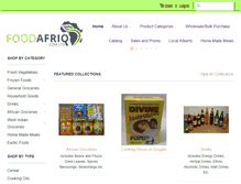 Tablet Screenshot of foodafriq.com